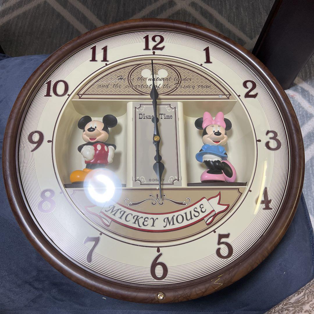 ミッキーマウス ミッキー ミニー からくり時計 時計 - ディズニー