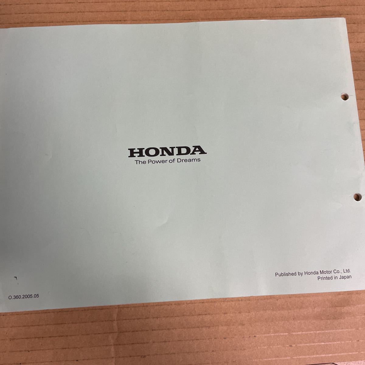  Honda Spacy 125 training car specification parts list JF04 HM435