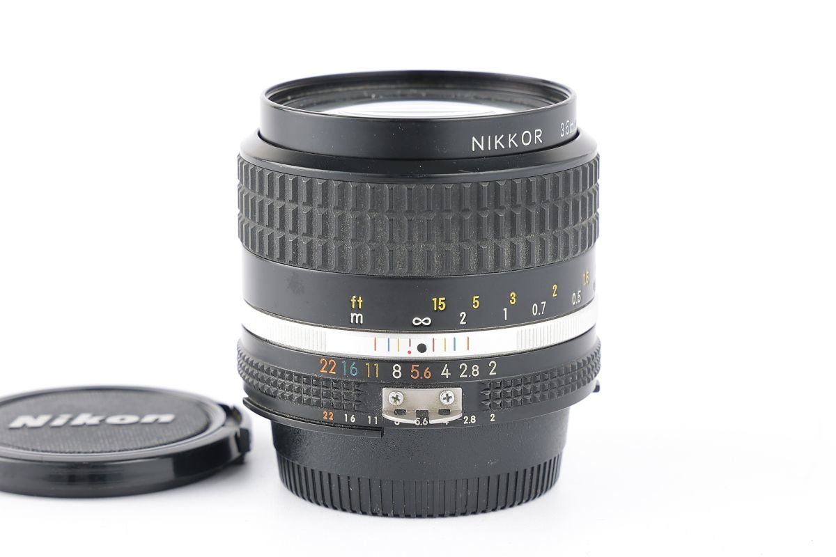 00445cmrk Nikon Ai NIKKOR 35mm F2S Ai-S 単焦点 広角レンズ Fマウント_画像1