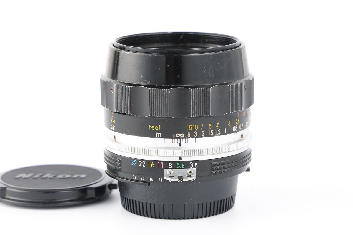 00446cmrk Nikon Micro-NIKKOR Auto 55mm F3.5 Ai改 単焦点 マクロレンズ Fマウント_画像1
