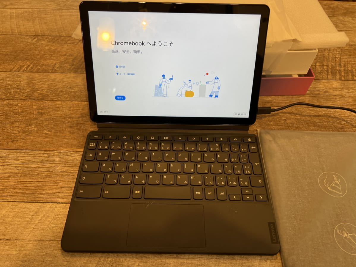 ジャンク】Lenovo IdeaPad Duet Chromebook タブレット ノートパソコン