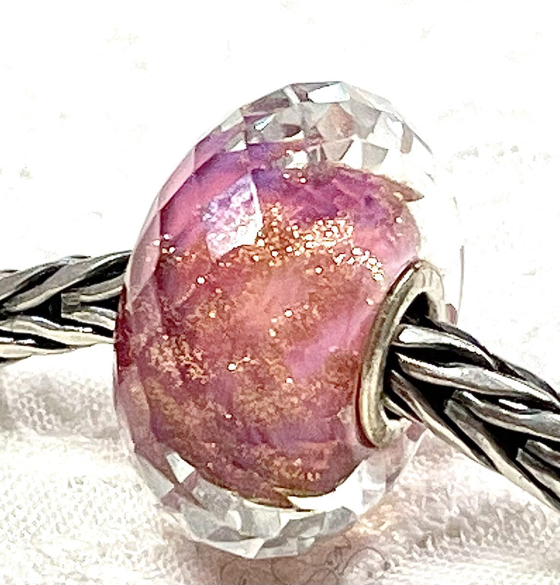 充実の品 trollbeads トロールビーズ ピンクディライトファセット 2016