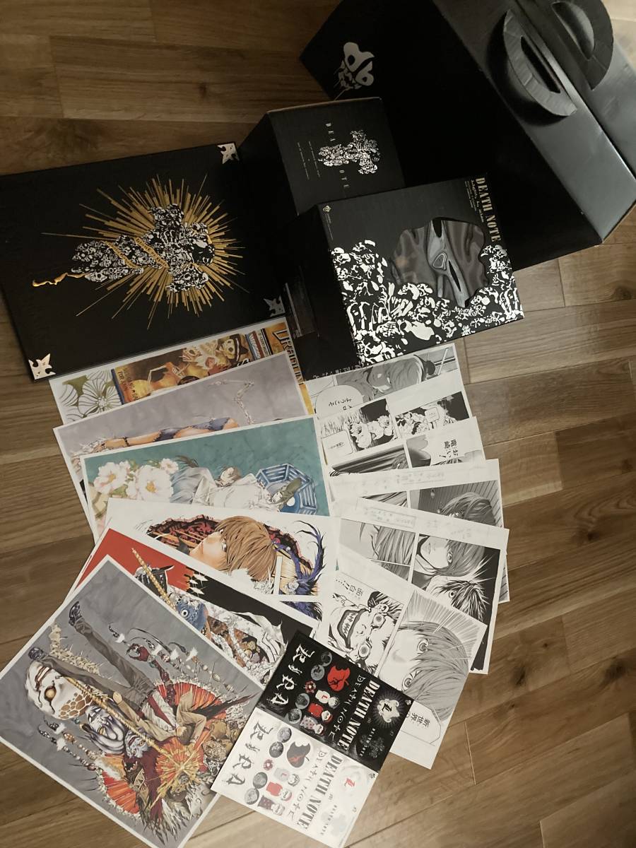 新品同様 DEATH BOX デスボックス 小畑健 画集 DEATH NOTE-
