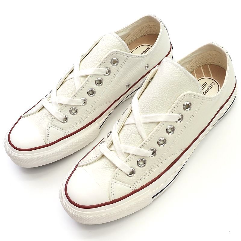 F03162 新品 CONVERSE Addict/レザースニーカー【サイズ:26】ホワイト