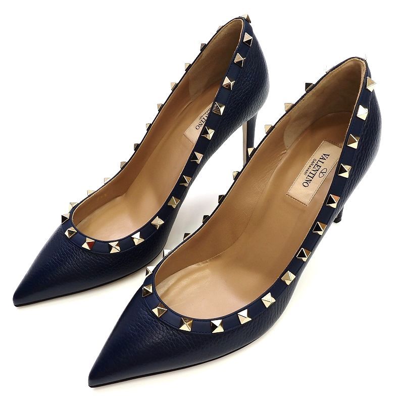 F03178N 新品 VALENTINO GARAVANI/ロックスタッズ パンプス 【サイズ