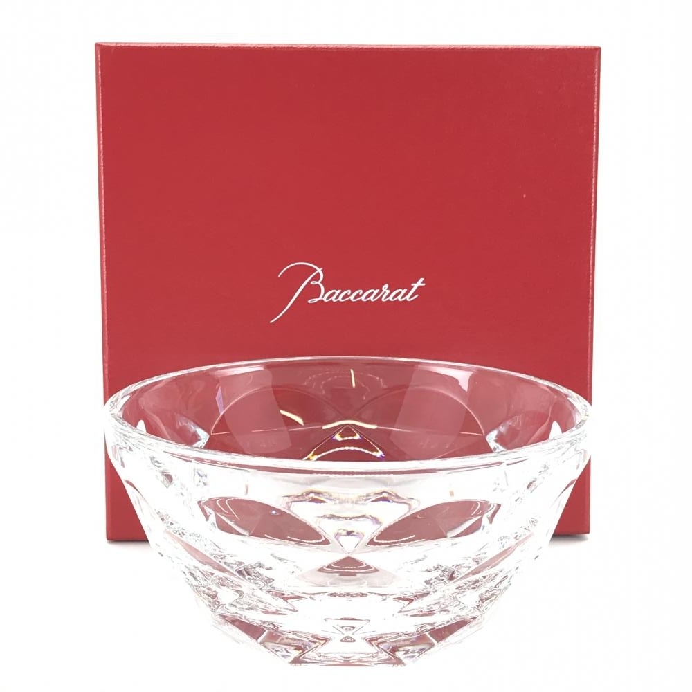 未使用 Baccarat バカラ スウィングボウル M シンプル クリスタル