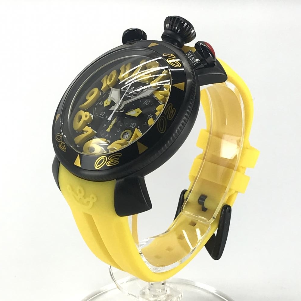GaGa MILANO ガガミラノ 6054.4 クロノ48mm メンズ 腕時計 クオーツ