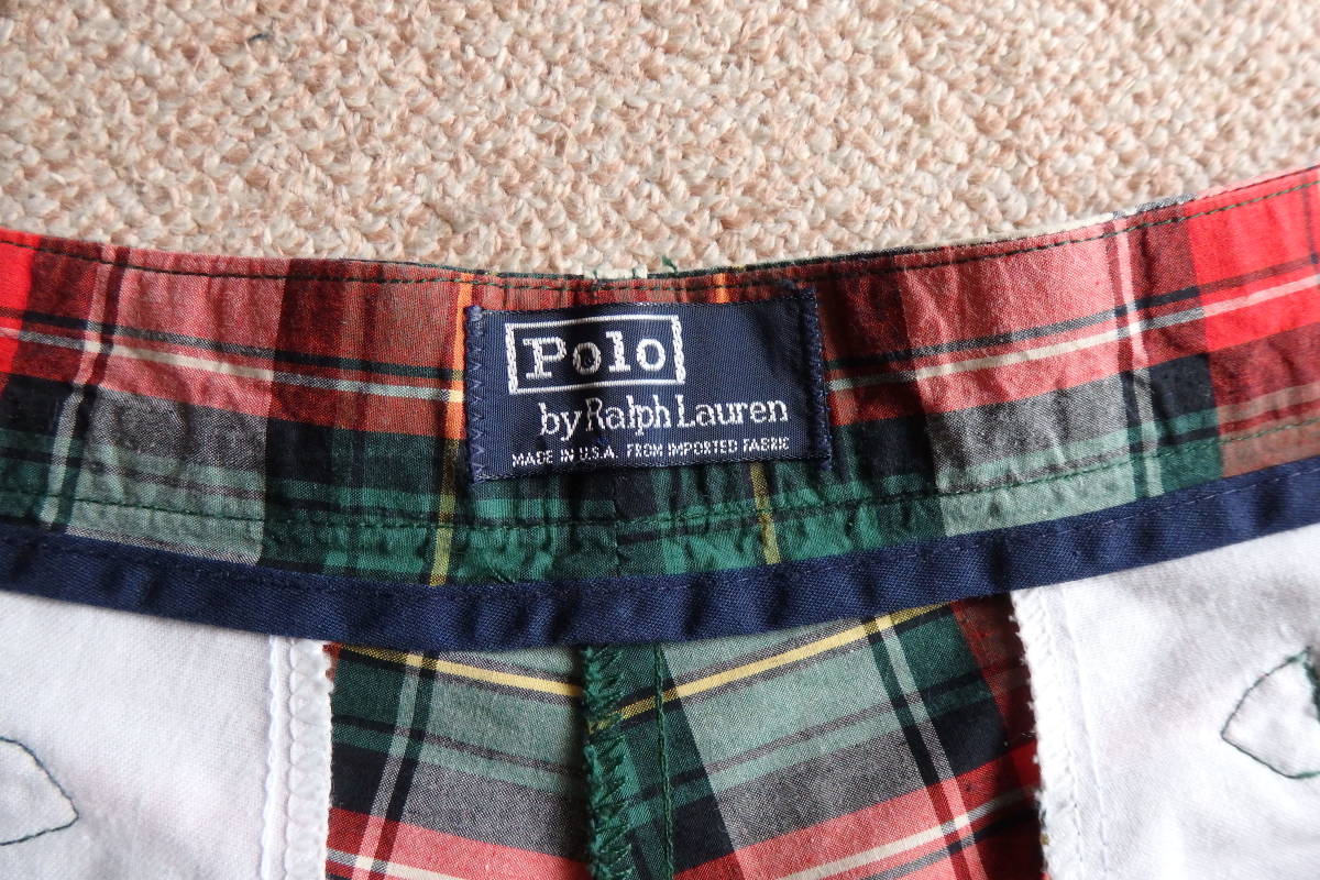 USA製 ポロラルフローレン ショーツ ハーフパンツ 80cm 英国調 関連) インディアマドラス タータン www.pibid.org