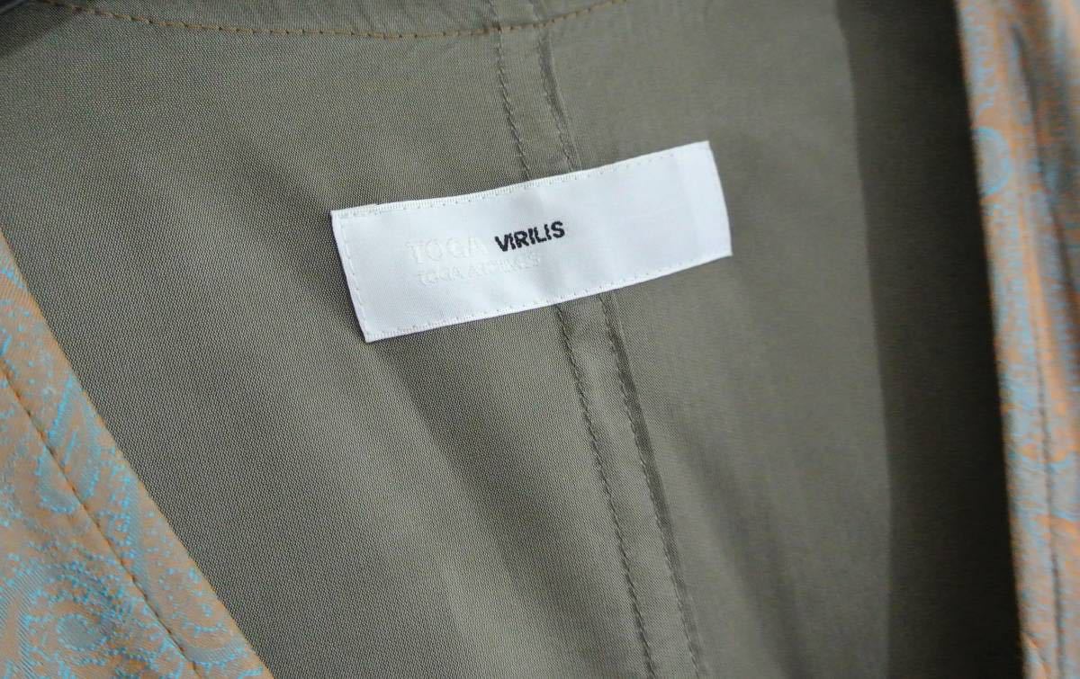TOGA VIRILIS ペイズリー柄コート トーガ | sweatreno.com