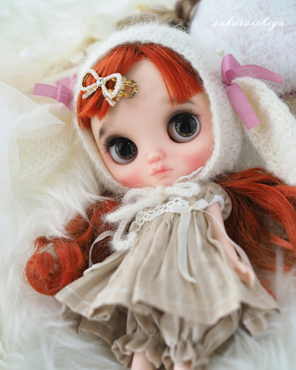 ヤフオク! - 桜苺 custom blythe カスタムミディブライス ロ