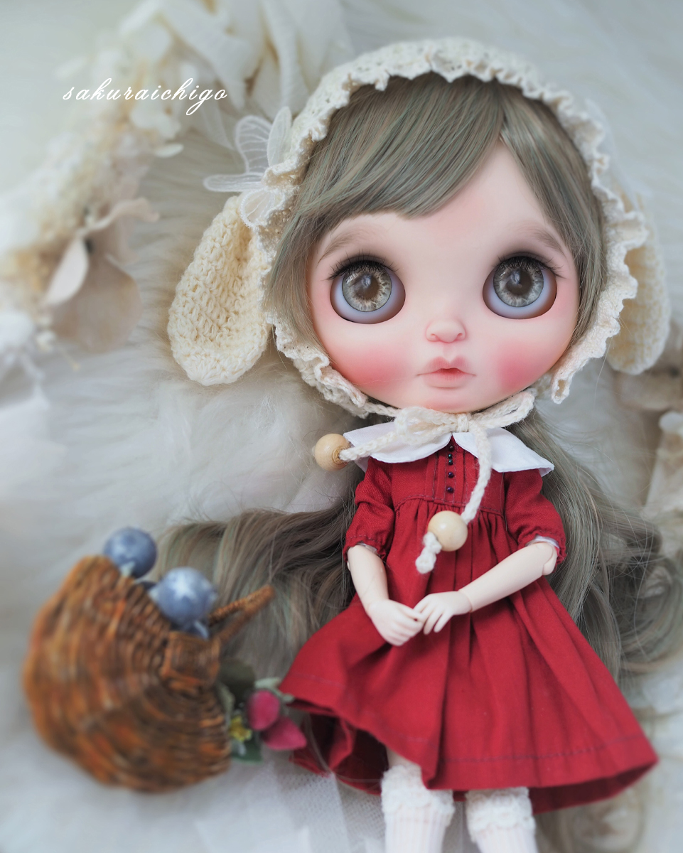 ** 桜苺 ** custom blythe * カスタムブライス *_画像6