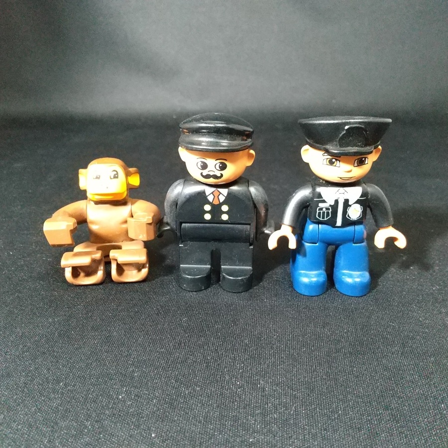 警察 おまわりさん 駅員 さる サル ミニフィグ LEGO ブロック ミニフィギュア レゴ_画像6