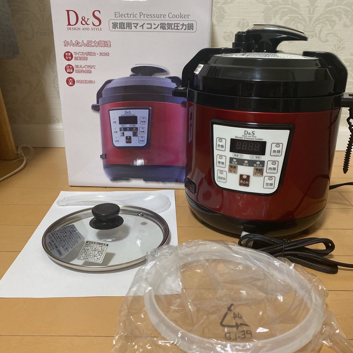 ヤフオク! - 【未使用】電気圧力鍋 D&S 家庭用マイコン電気圧力鍋 S
