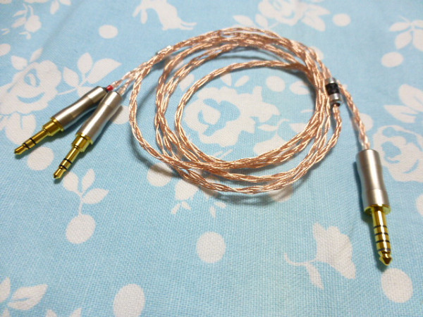 MDR-Z7 Z1R HA WM90-B 102SSC 八芯 ブレイド編み 4.4mm5極 125cm トープラ販売 超高品質ver (DENON FOCAL STELLIA HiFiMAN機種 対応可