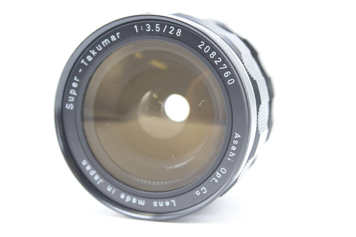 良品 ペンタックス Pentax super-takumar 28mm F3.5 M42マウント レンズ M1066 【開店記念セール！】