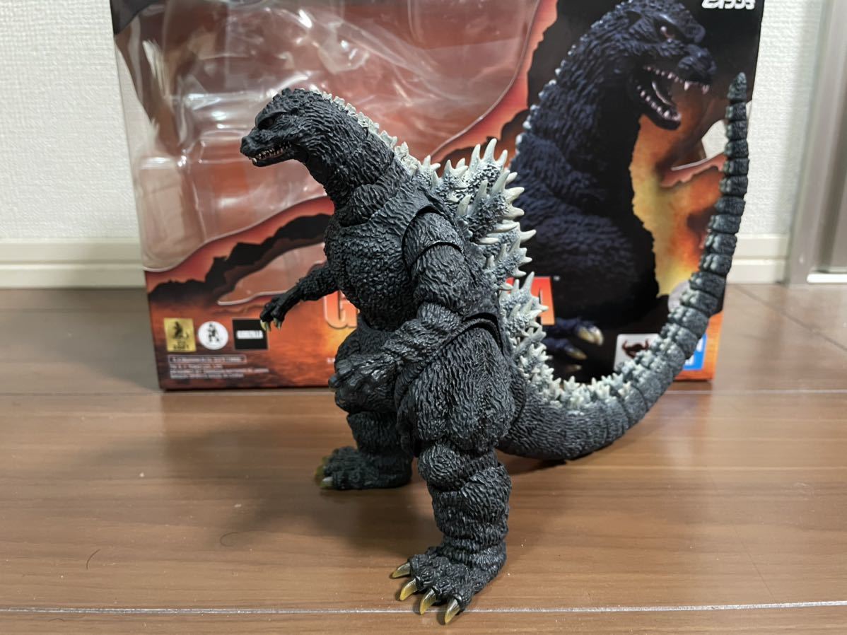 中古開封品 S.H.MonsterArts SHモンスターアーツ ゴジラ 1989 ビオゴジ