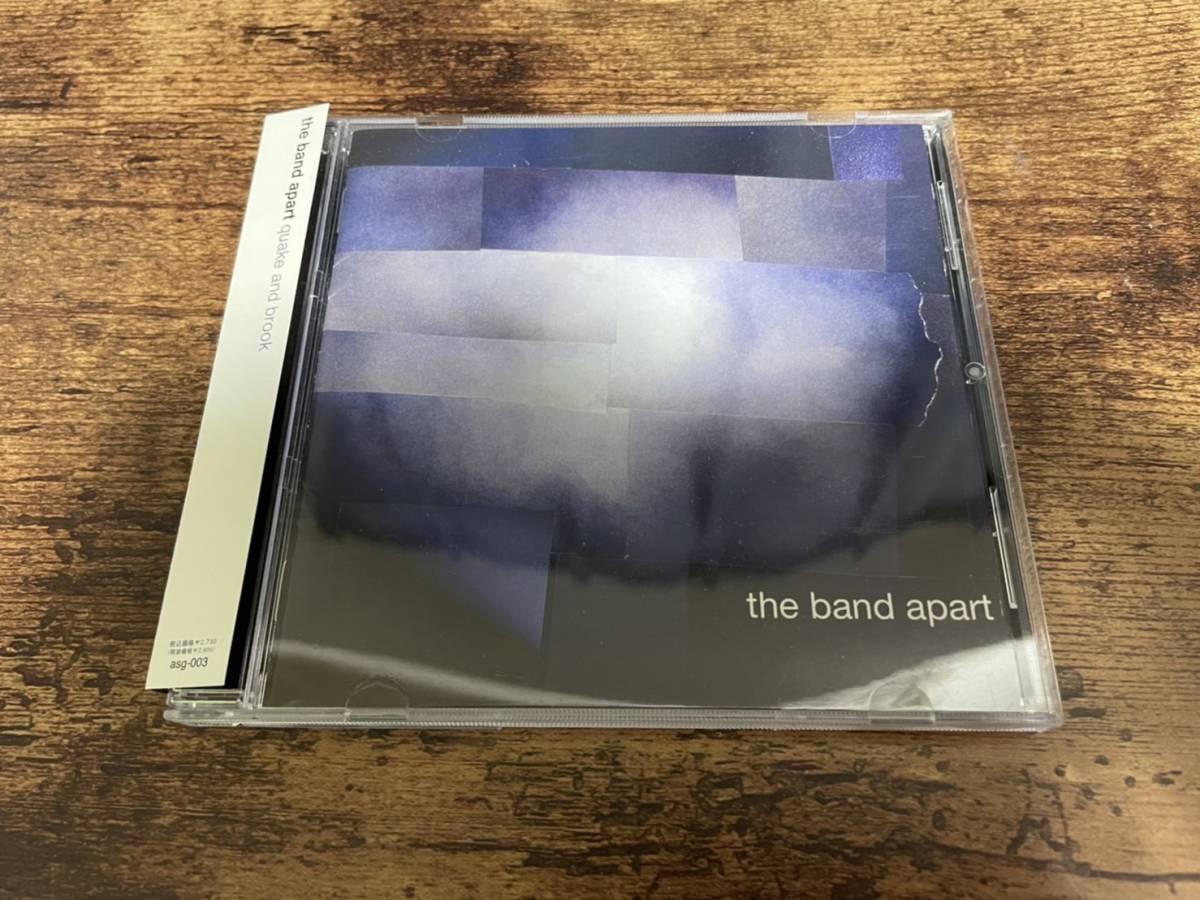 ザ・バンド・アパートCD「quake and brook」the band apart●_画像1