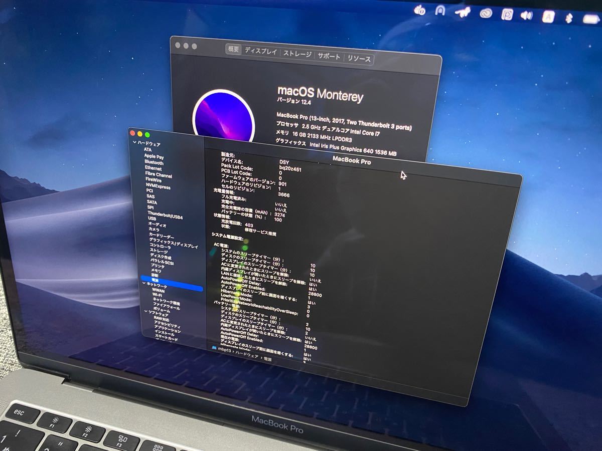 MacBook Pro 2017 13インチ 16GB 256GB www.esole.eu