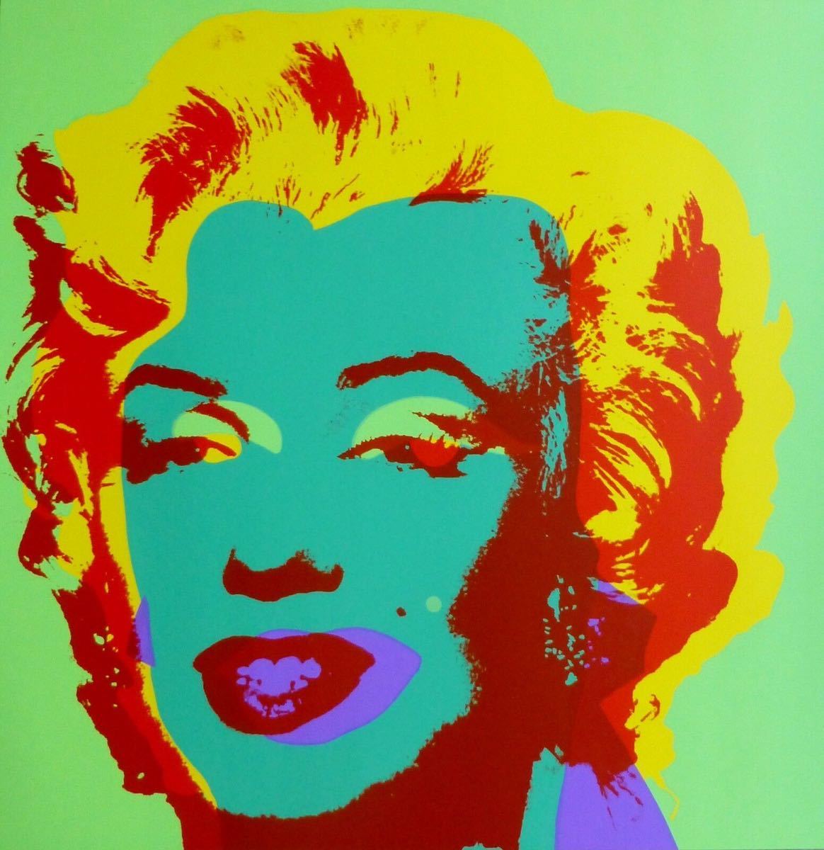 アンディ・ウォーホル Andy Warhol 「マリリンモンロー11.25 」シルクスクリーン サンデーモーニング シート 保証書付き