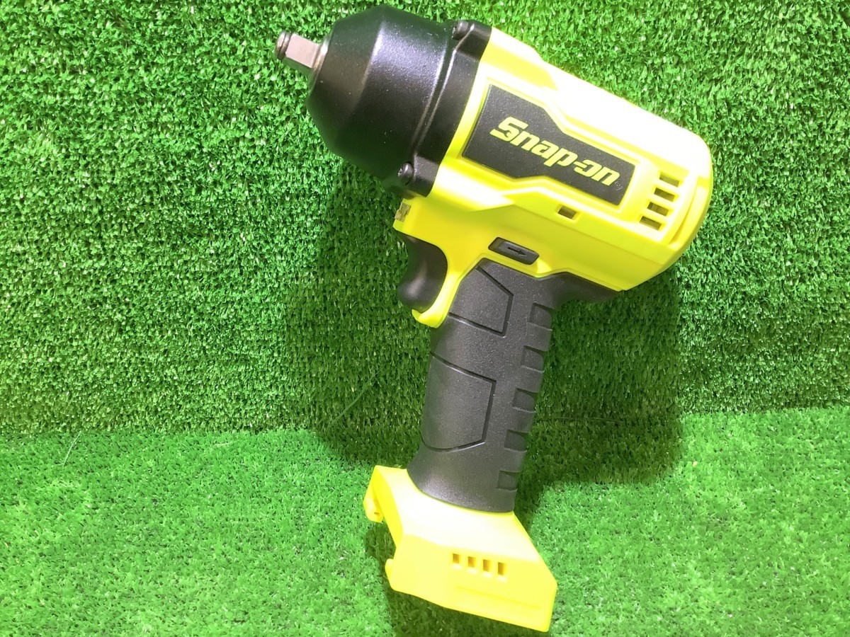 未使用 Snap-on スナップオン 18V 3/8 インパクトレンチ イエロー