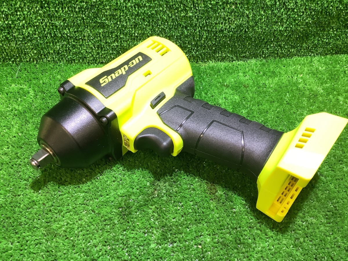 未使用 Snap-on スナップオン 18V 3/8 インパクトレンチ イエロー