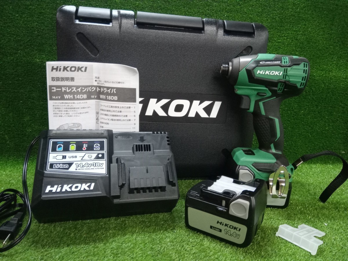 から厳選した HiKOKI 中古美品 ハイコーキ WH14DB(2SC) コードレス