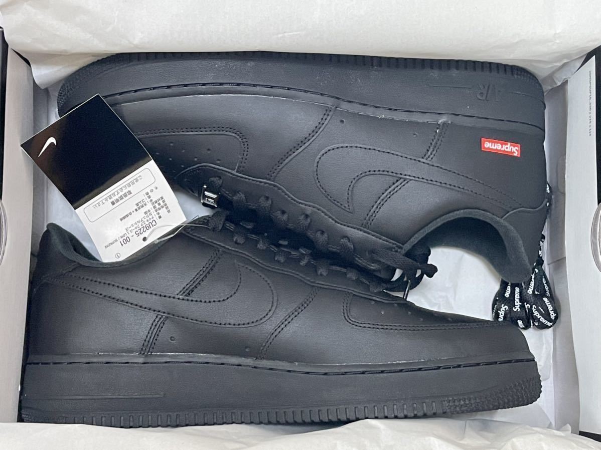 Supreme Nike Air Force 1 Low Black 28cm US10 シュプリーム ナイキ
