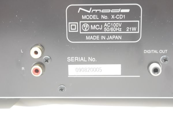 ほぼ新品 Nmode エヌモード X-CD1 CDプレーヤー 元箱一式 #672_画像5