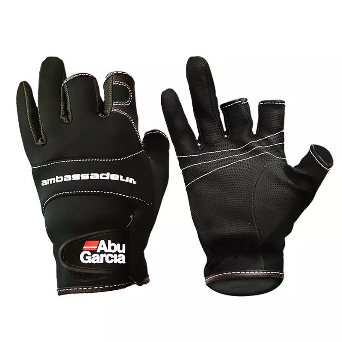 アウトレット品】フィッシンググローブ アブガルシア(Abu Garcia) M
