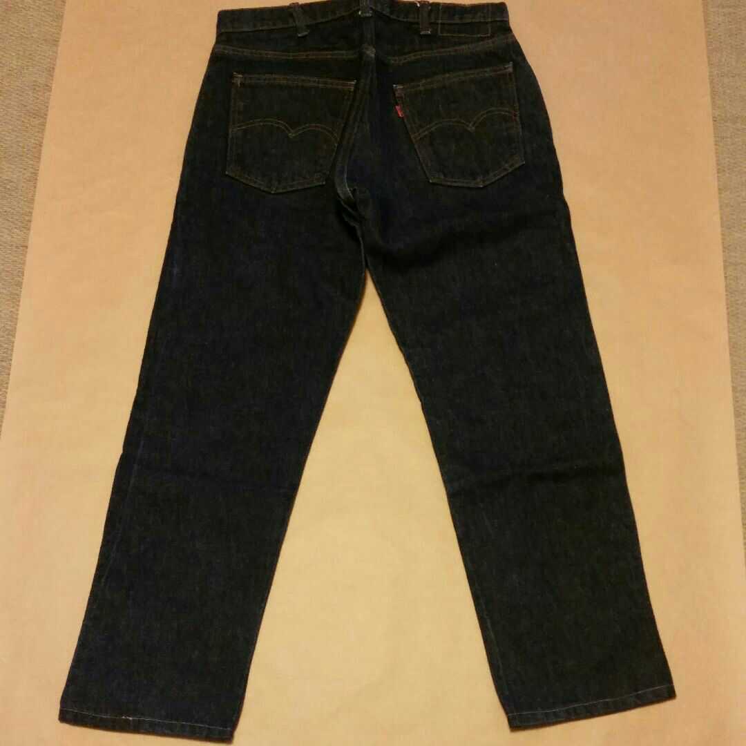 * prompt decision postage included * dark blue 81 year made Levi\'s Levi's 20505-0217 Denim jeans W34/ orange tab America old clothes Vintage Vintage 
