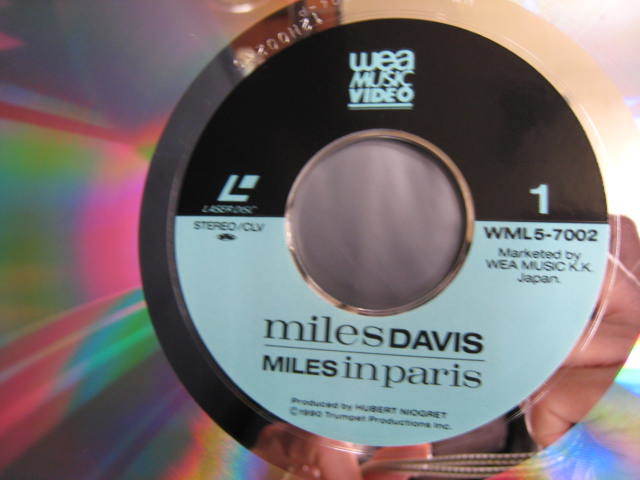 LD / obi attaching Miles Davis / MILES IN PARIS / Michael Jackson*Human Nature cover compilation / WML5-7002