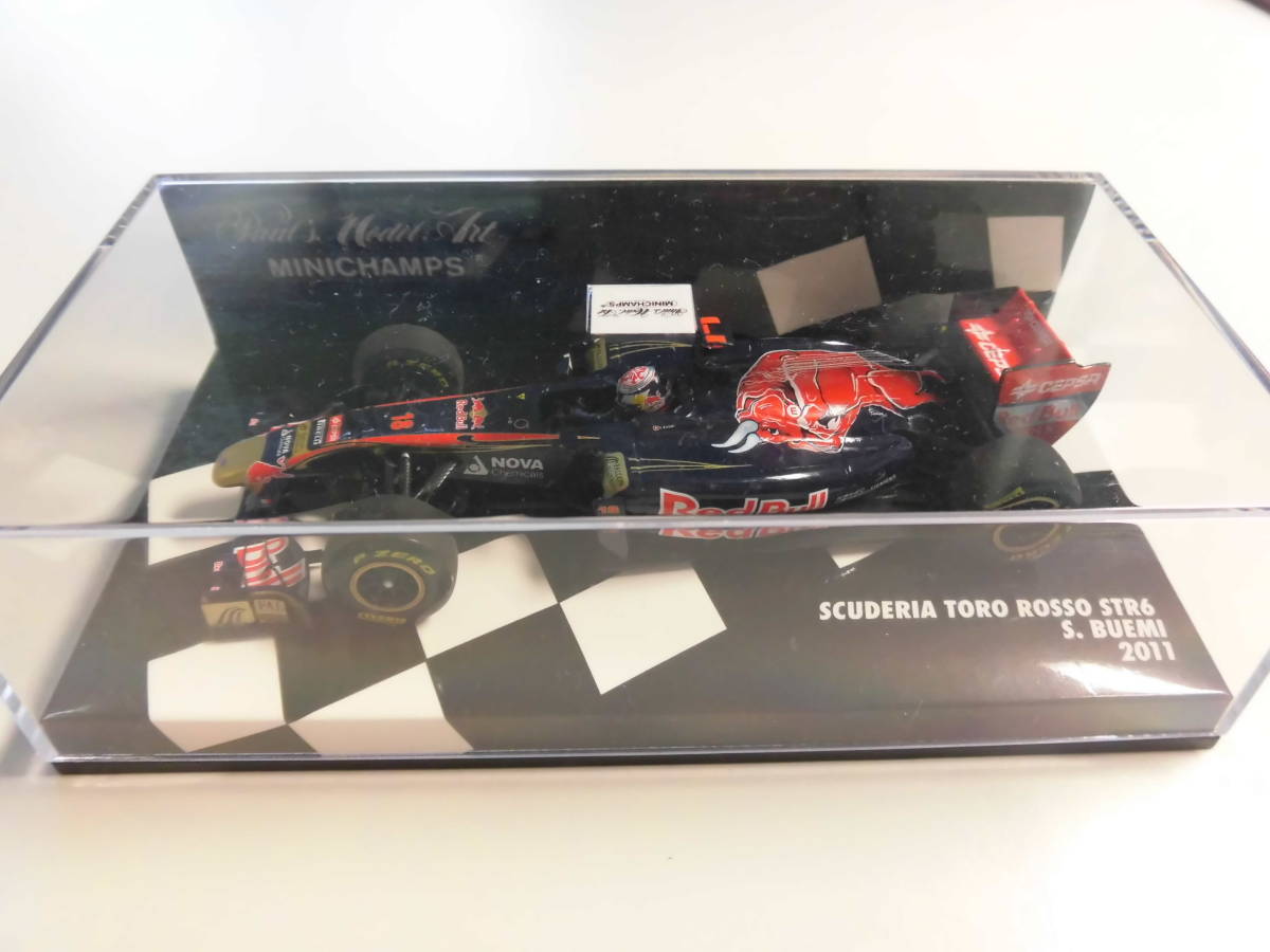 スクーデリア・トロロッソ　STR6　ブエミ　2011　【PMA　1/43　ミニチャンプス　f1ミニカー】_画像8