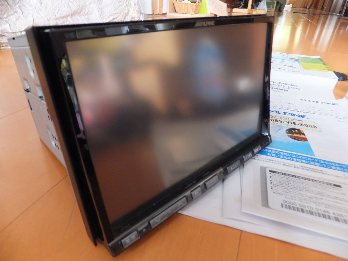30 35 プリウス アルパイン 8インチ DVD-V フルセグ 地デジ BIG X VIE-X088 WVGA LED液晶 7
