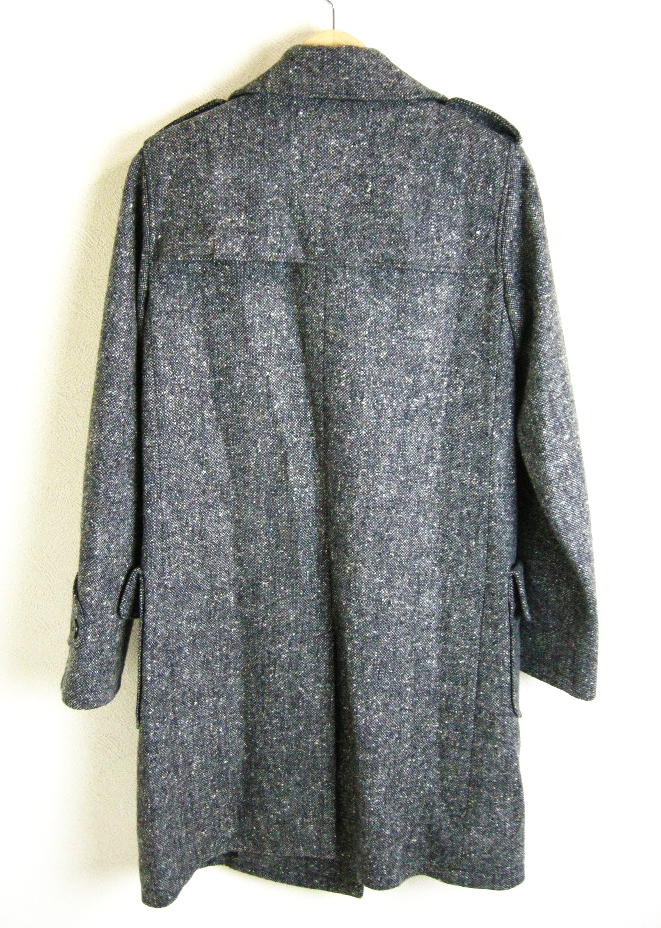 #agnes b. [ Agnes B ] tea tweed wool coat 38