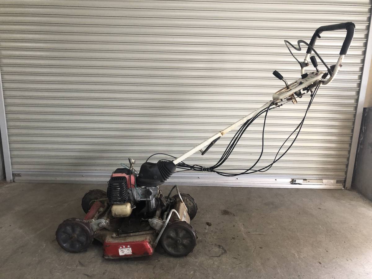 X0064 動未/現状渡し☆売切☆共立 AZ500 4WD スパイダーモア 自走式