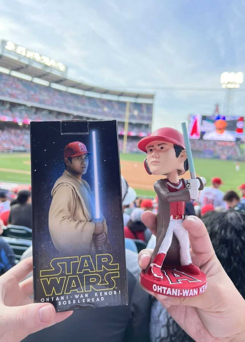 大谷翔平 スターウォーズ ボブルヘッド人形 2022年5月27日球場配布