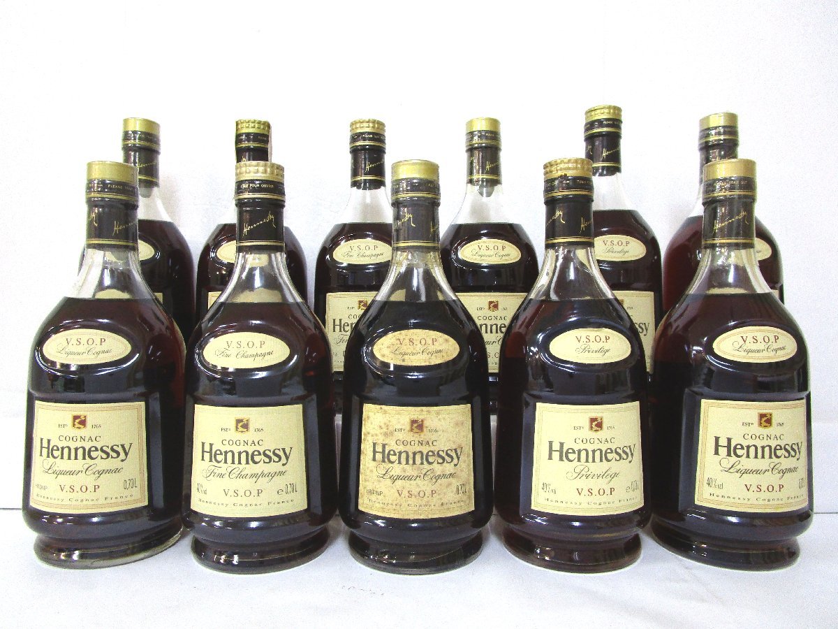 古酒 未開栓 11本セット Hennessy ヘネシー VSOP Privilege プリ