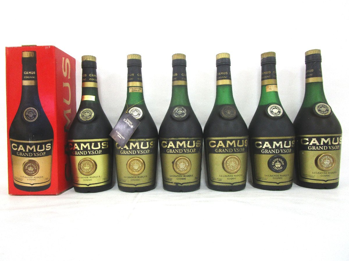 古酒 未開栓 6本セット CAMUS カミュ GRAND グランド VSOP グラン