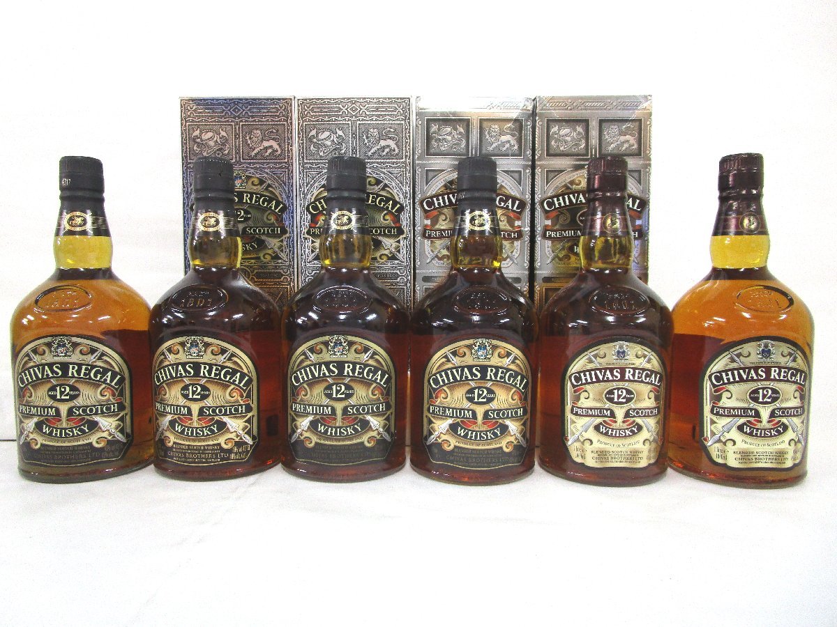 1円 スタート 古酒 未開栓 6本セット CHIVAS REGAL シーバスリーガル