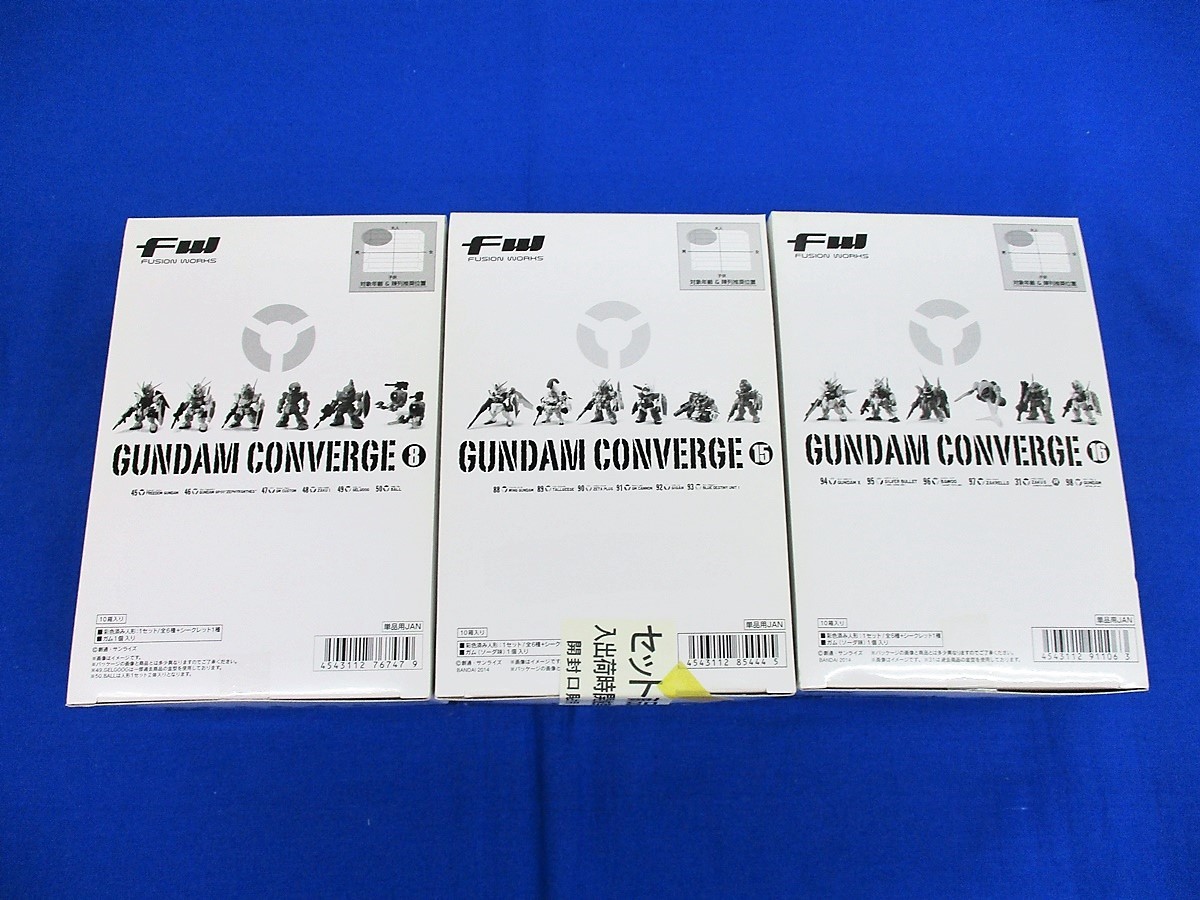 9502B FW ガンダムコンバージ GUNDAM CONVERGE まとめ 3BOX☆ FUSION