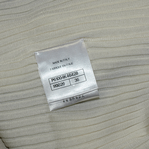 CHANEL◇シャネル・半袖ニットTシャツ◇36サイズ 高級クリーニング済み