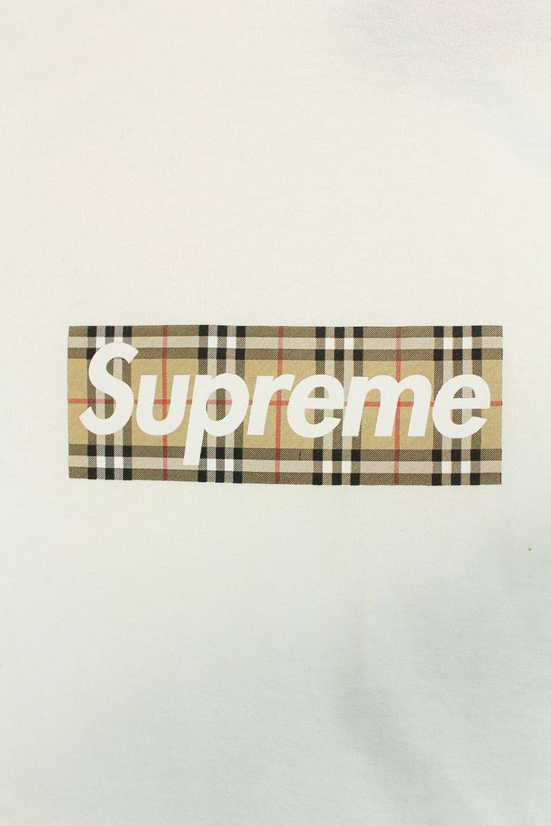 シュプリーム SUPREME バーバリー 22SS Burberry Box Logo Tee サイズ