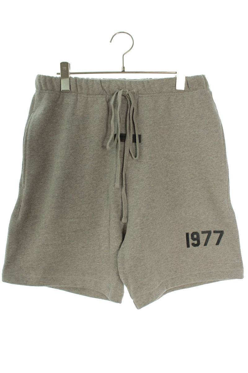 納得できる割引 FOG フォグ ESSENTIALS SB01 中古 1977ロゴスウェットハーフパンツ サイズ:M Oatmeal Dark Shorts Sweat Mサイズ