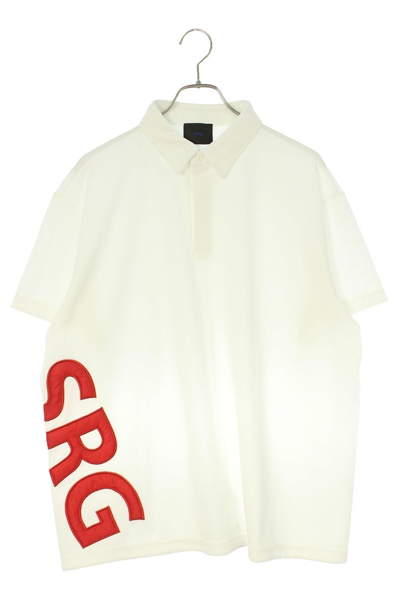 海外並行輸入正規品 エスレイモンゴルフ SRG BS99 中古 ナイロンロゴ半袖ポロシャツ サイズ:XL SRG-2021-028 XLサイズ以上
