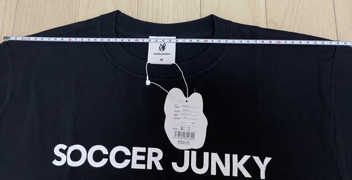 Soccer Junky/サッカージャンキー/半袖TEE BasicSJ+9(ブラック)/SJ20214/サイズM_画像3