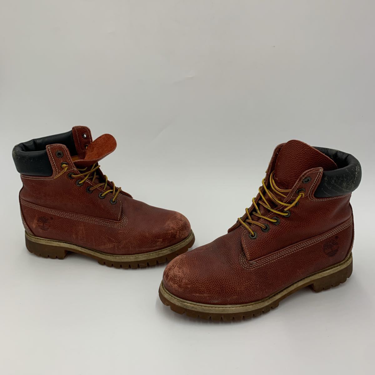 B * '名作 希少モデル' Timberland ティンバーランド 本革 レザー