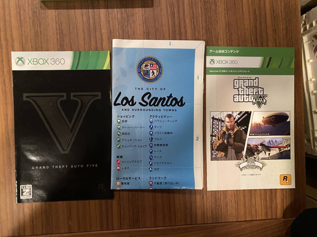 送料無料 初回版 Xbox360★グランド・セフト・オート V 5★used☆GTAV GTA5☆import Japan JP