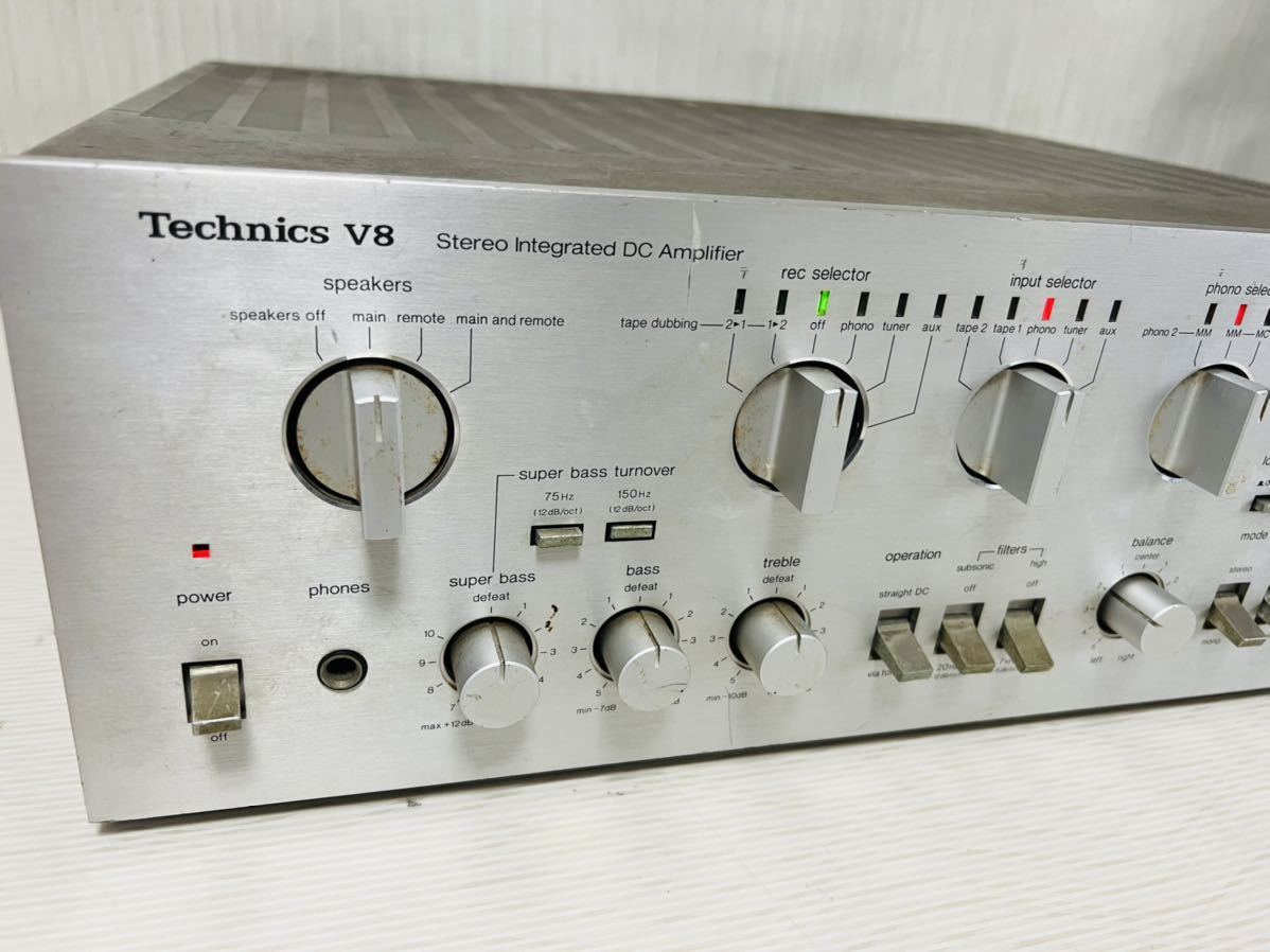 Technics テクニクス SU-V8 インテグレーテッドDCアンプ 音鳴り品