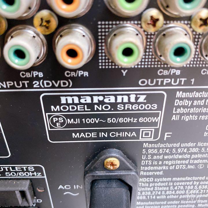 なので マランツ SR6003の通販 by eagle's shop|ラクマ Marantz 7.1ch