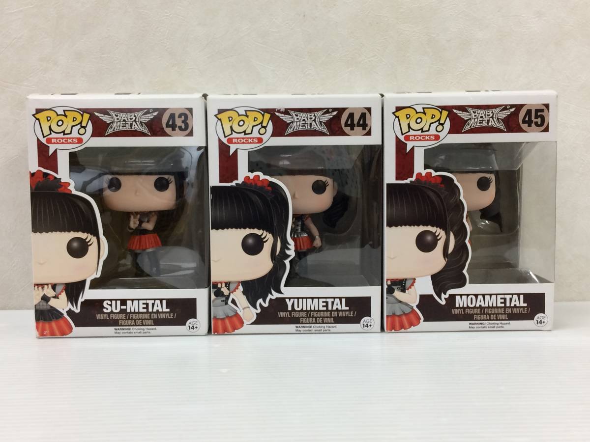 Funko POP! ROCKS BABYMETAL ベビーメタル SU-METAL MOAMETAL YUIMETAL